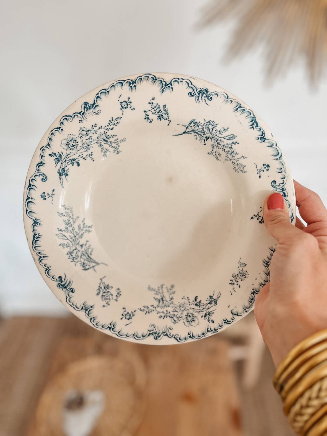 Iron earth soup plate