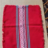 Nappe carrée et serviettes Basques