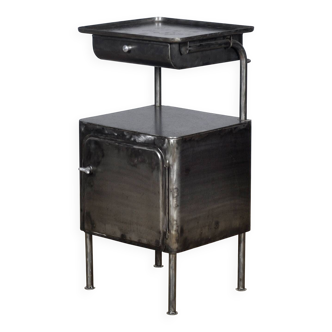 Iron nightstand, circa 1950
