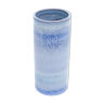Enamelled blue vase