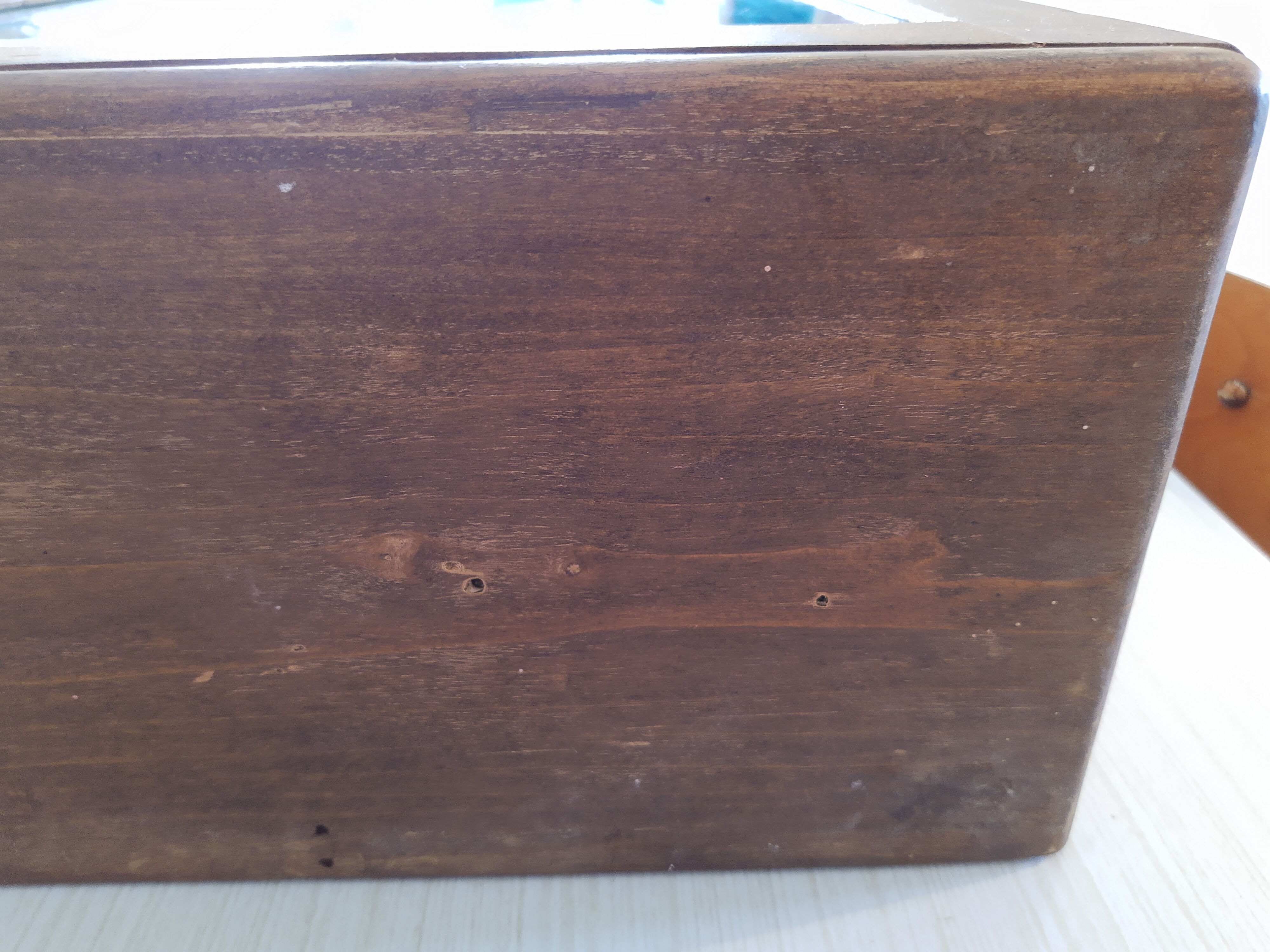 Vintage wood medicine cabinet