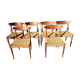 Series of 6 Scandinavian chairs Arne Hovmand-Olsen for Mogens Kold - 60s