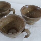 Set of 4 earthenware cups