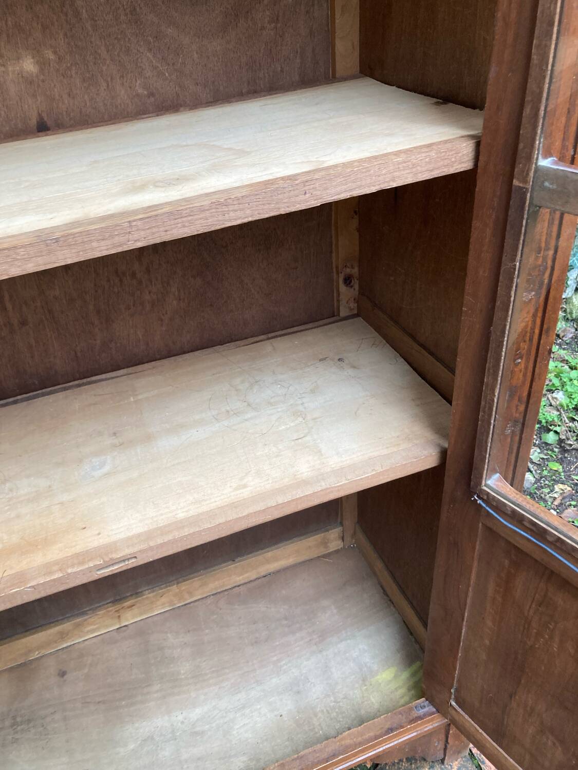Vintage glass-fronted cabinet