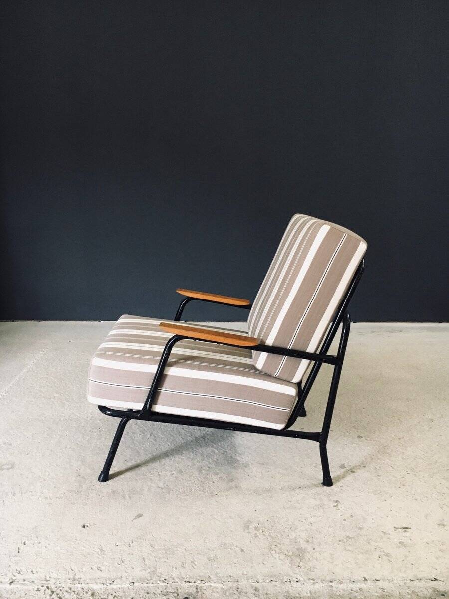Mid-Century Modern Lounge Chair, France, 1950s