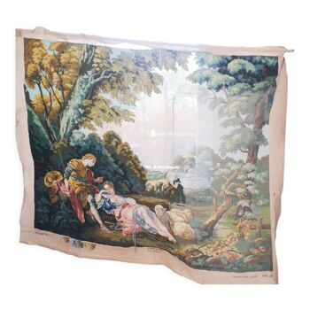Tapestry "the sleeping shepherdess"