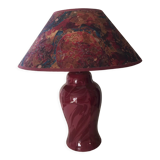 Ceramic foot table lamp