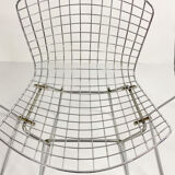 Set of 4 mid century side chairs by harry bertoia for knoll