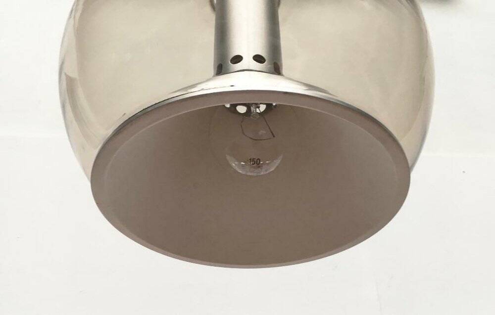 Suspension globe en verre allemand milieu du siècle, des années 1960