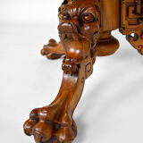 Japanese rotating library pedestal table by Gabriel Viardot, 1880