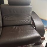 Roche Bobois leather sofa