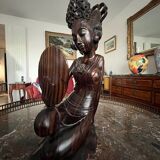 Statue en bois d'ebene