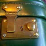 Leather suitcase