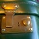 Leather suitcase