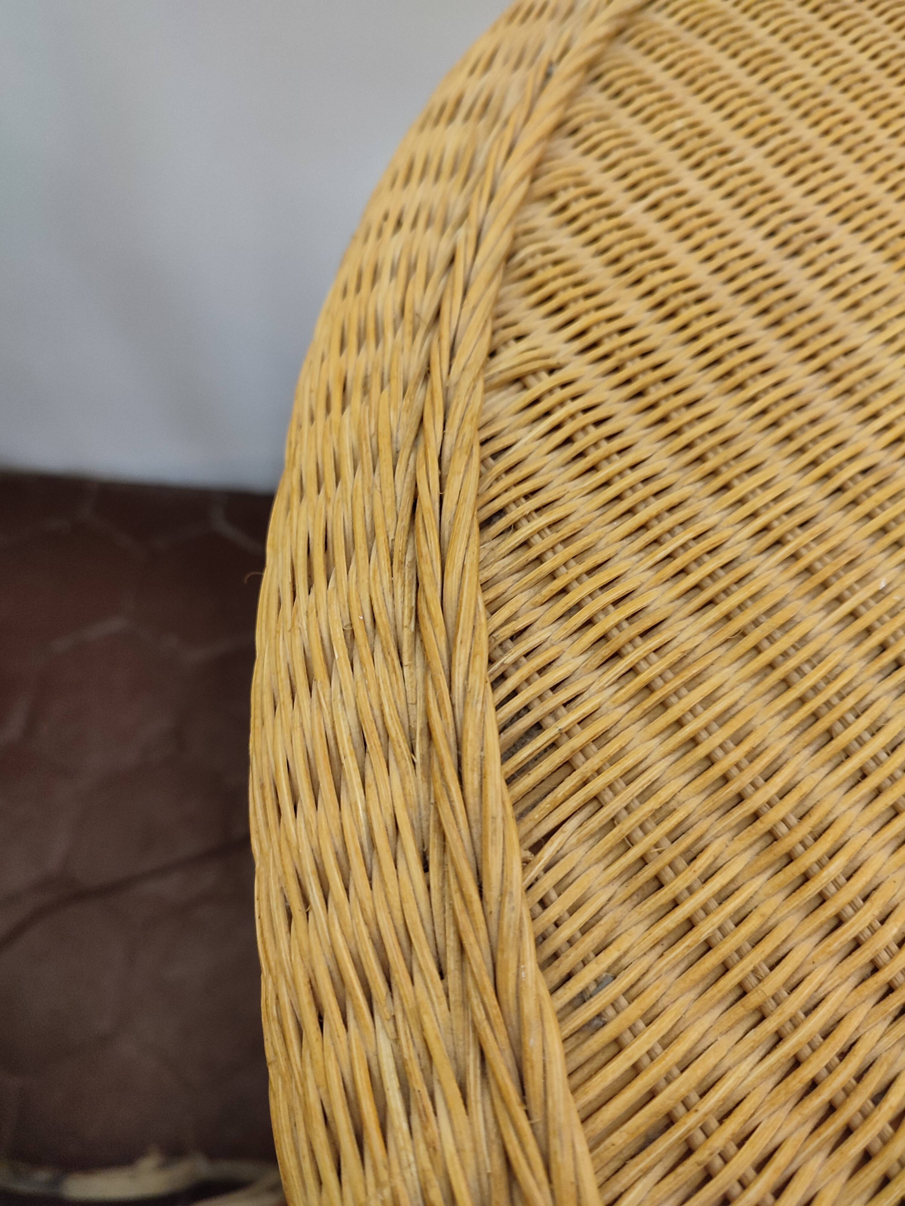 Rattan console dressing table