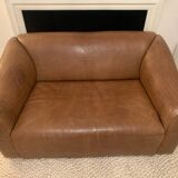De Sede Vintage Leather Sofa DS-47 2-seater