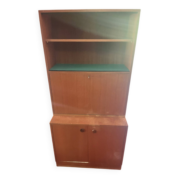 Secrétaire, bibliothèque de style scandinave, années 60-70