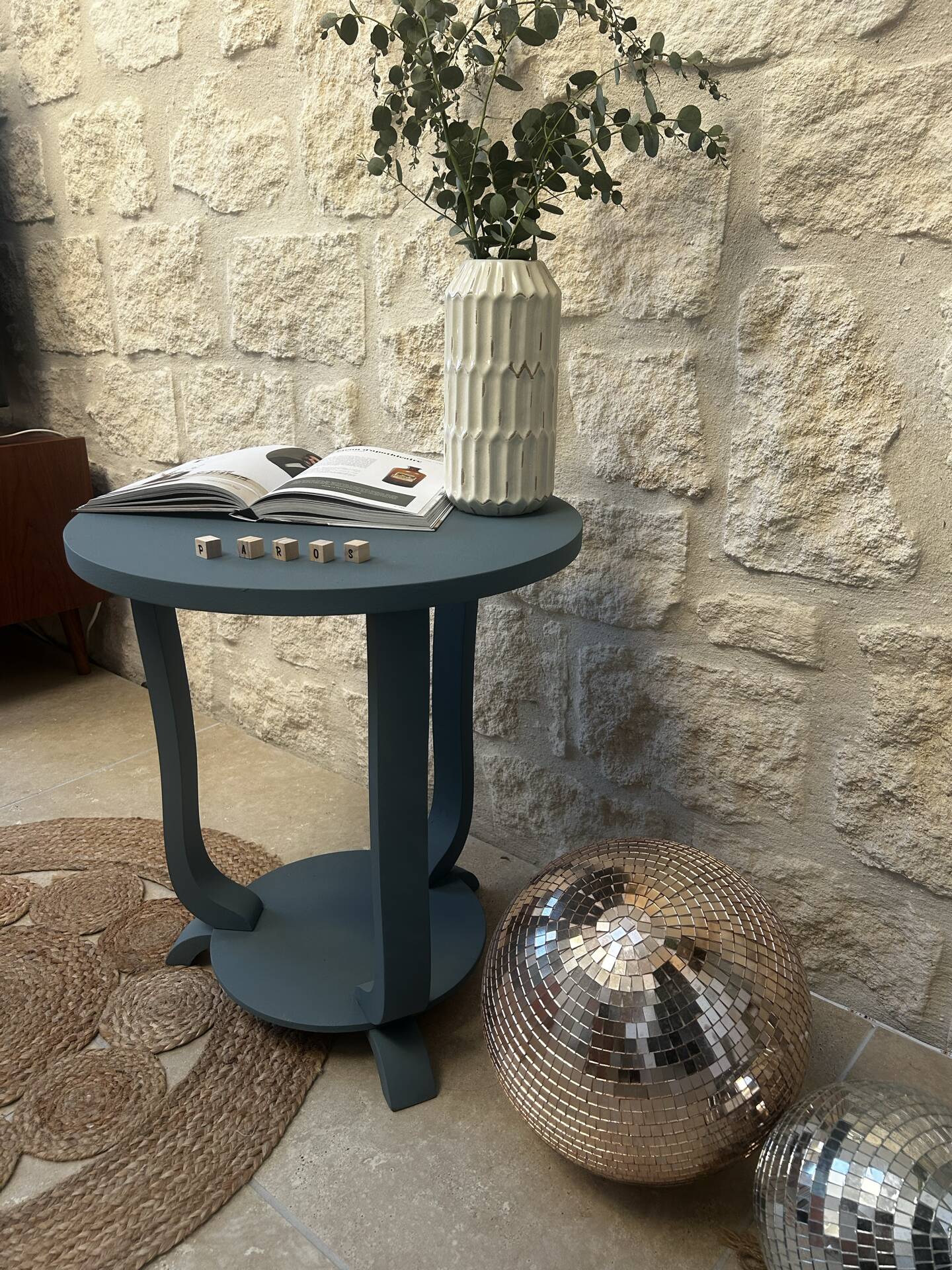 Vintage side table – Art Deco style