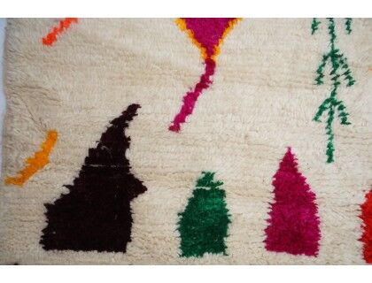 Colorful Berber carpet 159x150cm