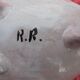 CERAMIC CUP, design 50's 60's - MONOGRAM R. R for ROBERT PICAULT