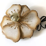 Metal floral lamp to pose La Samaritaine 1970