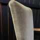 Pair of compass leg armchairs in velvet from the 1950s.