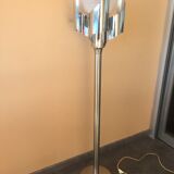 Chrome parquet lamp
