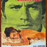 Affiche cinéma originale "La Piscine" Alain Delon, Romy Schneider 48x70cm 1969
