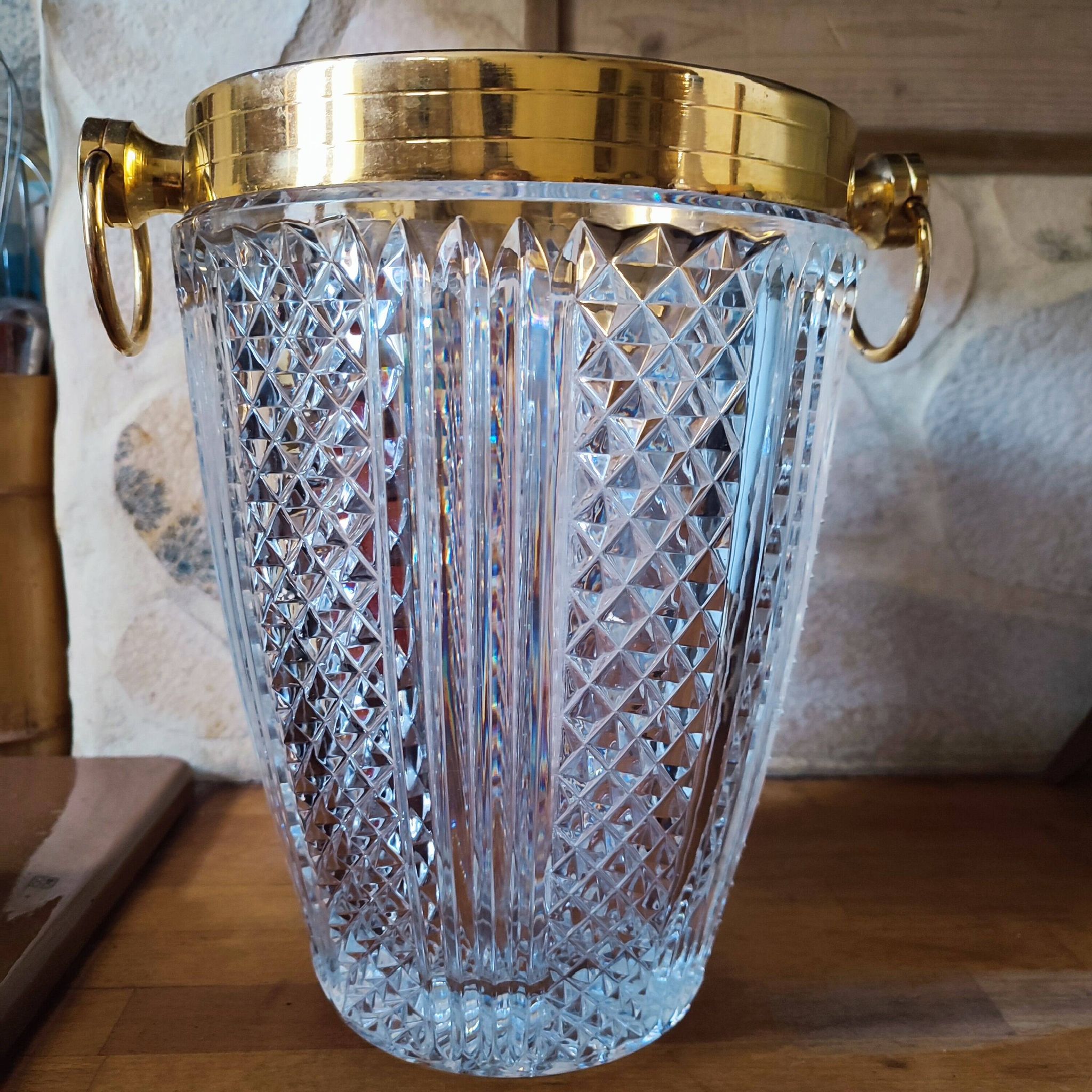 Crystal champagne bucket