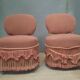 Paire de chaises "crapaud:" Napoléon III