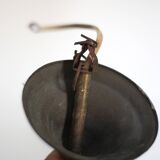 Vintage pendant light, empire brass pendant light, arrow pendant light