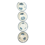 Set of 4 Pexonne soup plates
