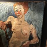 Oil on Canvas, French Woman