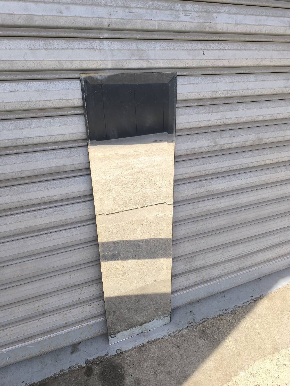 Art Deco Beveled Mirror 123 x 36