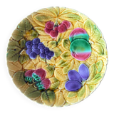 Sarreguemines barbotine plate