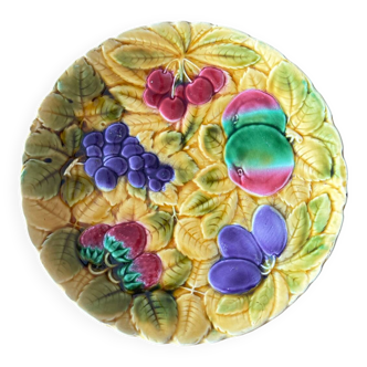 Sarreguemines barbotine plate