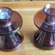 Pair of candlesticks Verrerie de Biot