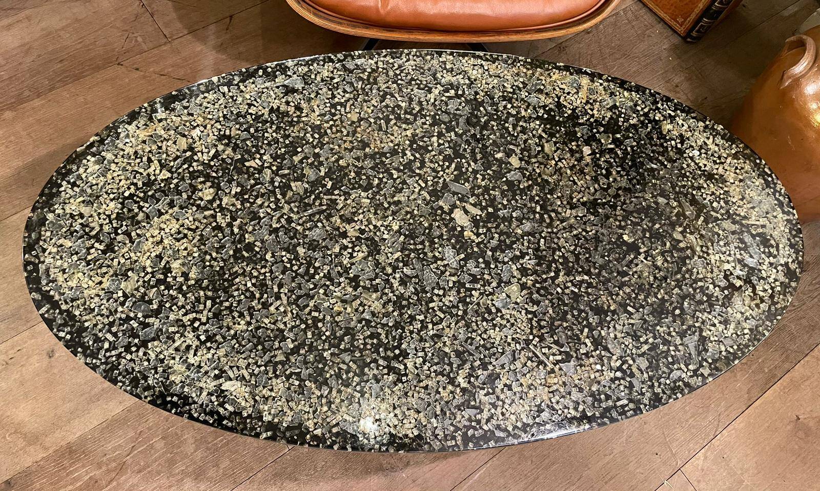 Pierre Giraudon resin coffee table