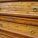 Dresser wooden massif and bamboo