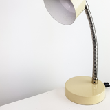 Off-white articulated desk lamp