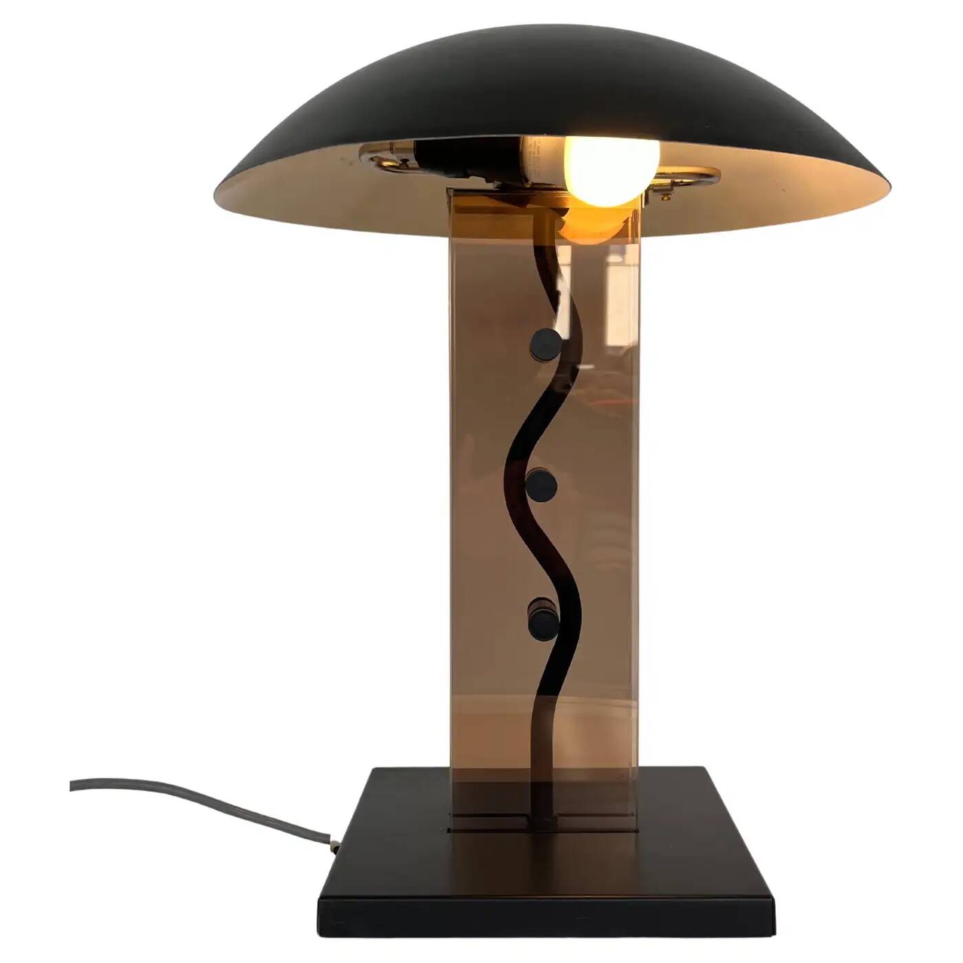 Big design table lamp by Kamenicky Senov, 1980s / Czechoslovakia