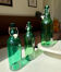 Lot of 3 old beer bottles from Marseille