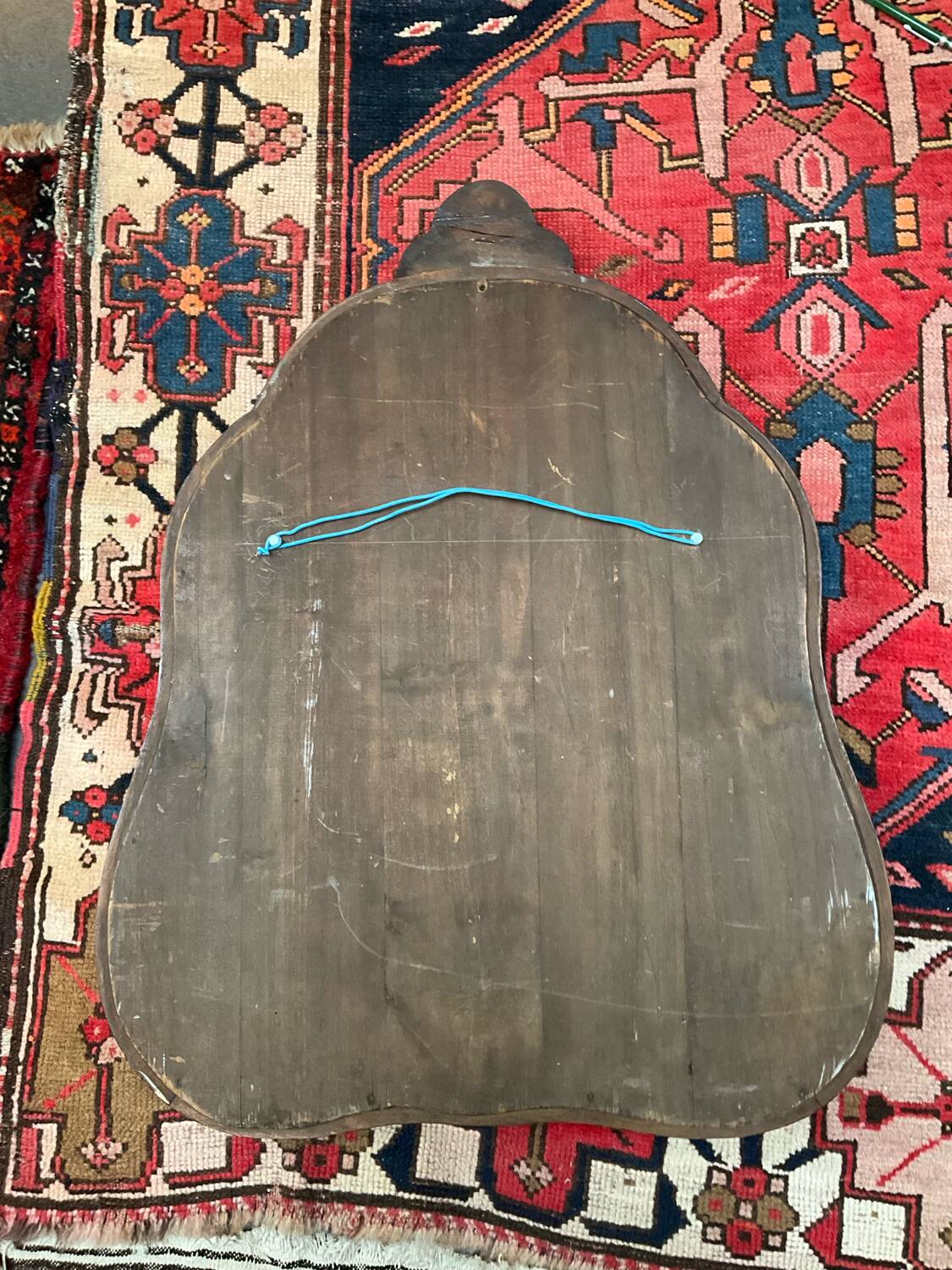 Rococo mahogany mirror