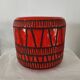 Vase cache-pot rouge signé Roger Capron circa 1960