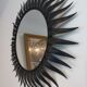 miroir métal 60s