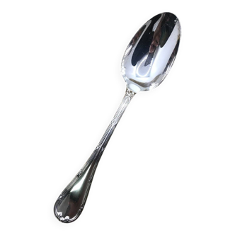Large silver-plated spoon from Christofle, Rubans model