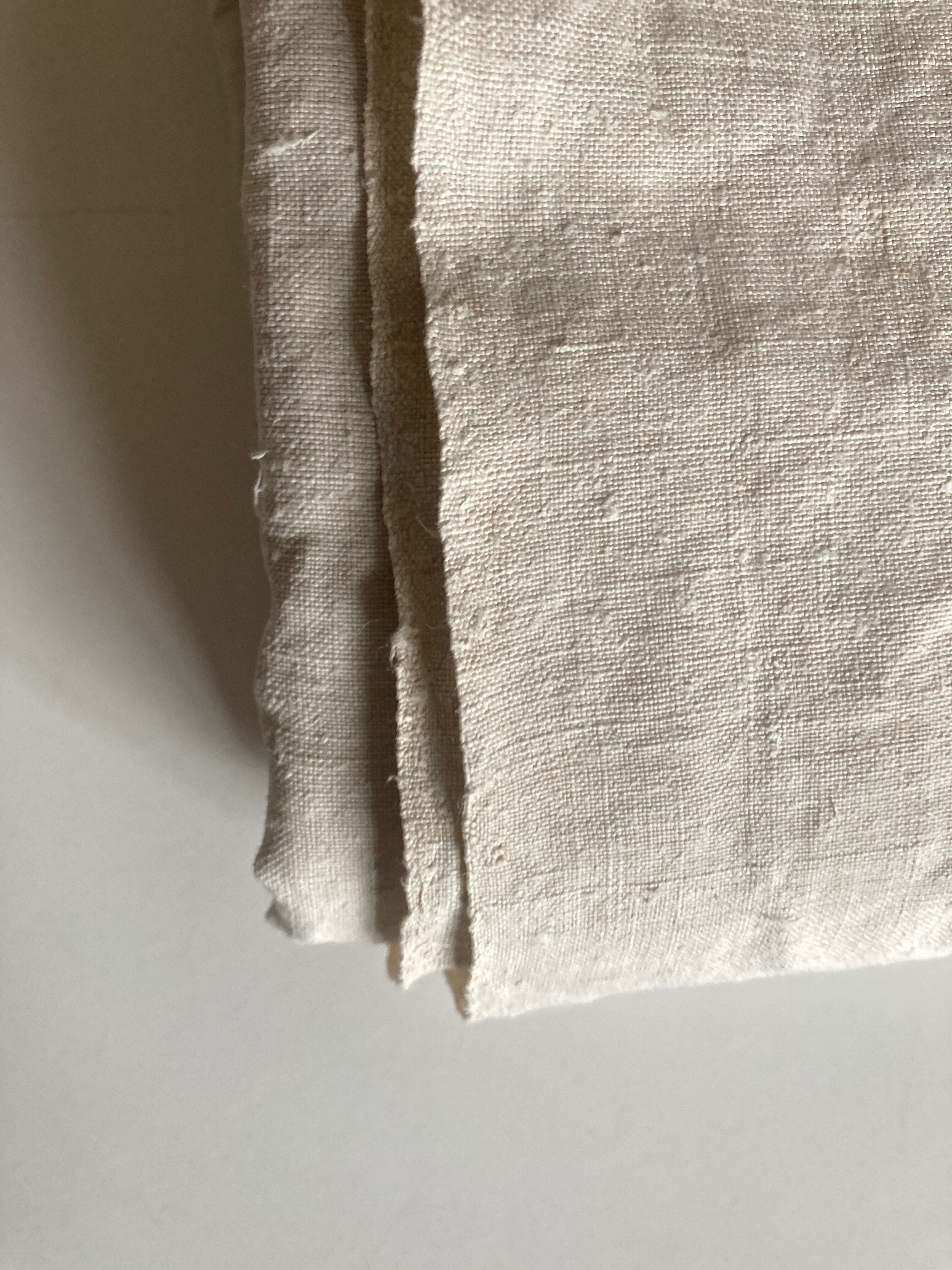 Washed raw linen cloth tablecloth 19th reserve linen L3m45