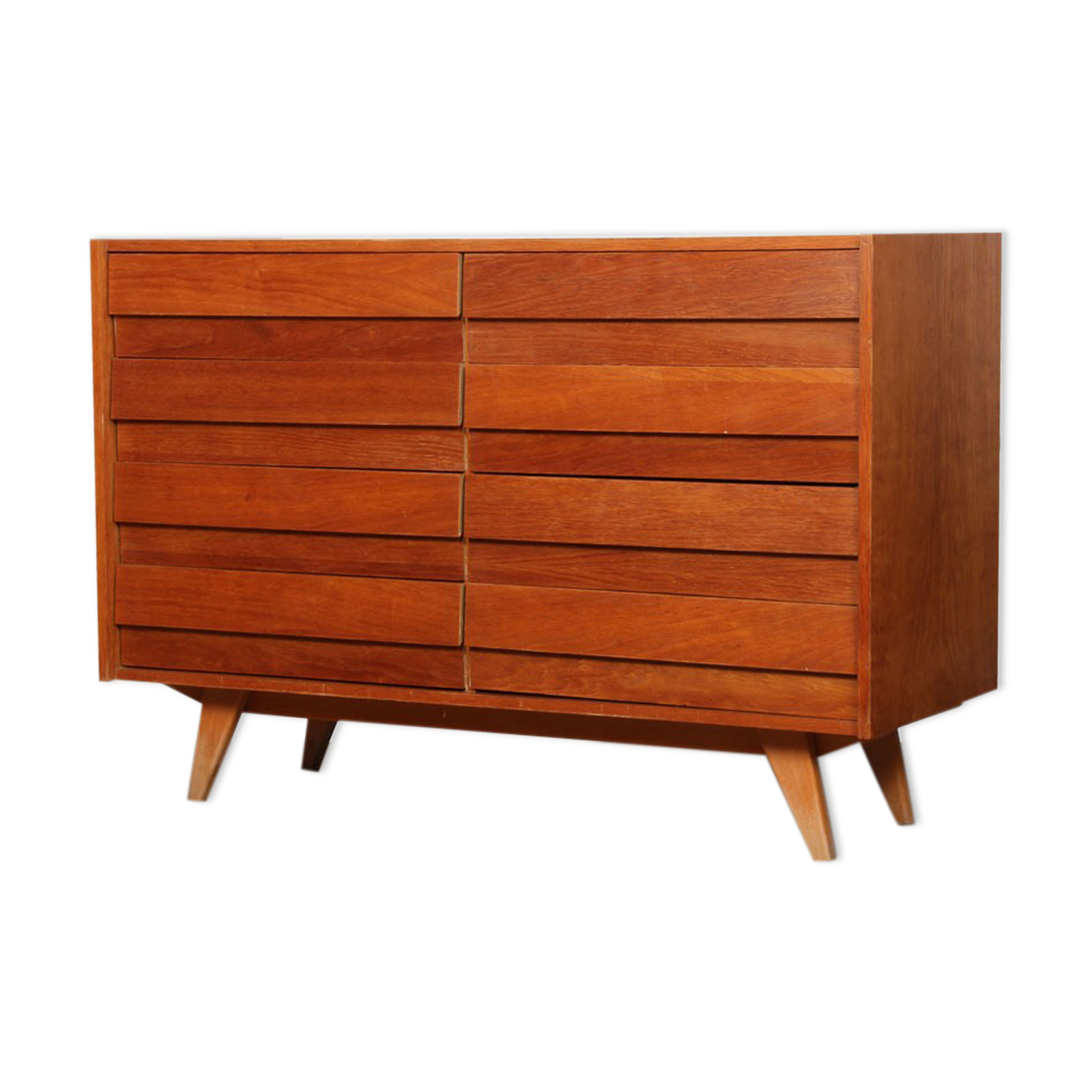 Vintage 8-drawer chest  by Jiri Jiroutek, model U-453, 1960