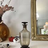 Smoked glass carafe with stopper