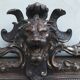 Napoleon III period pediment mirror